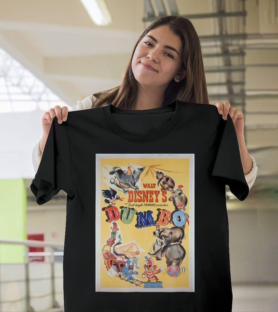 Walt Disney's Dumbo Full Length Feature Production Vintage T-Shirt