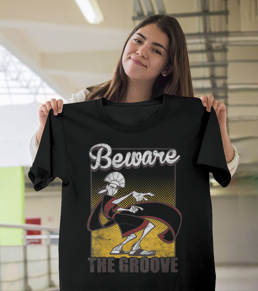 Beware The Groove Disney Emperors New Groove Character Pose T-Shirt