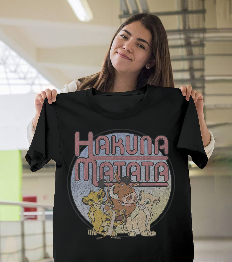 Disney Lion King Hakuna Matata Simba Timon Pumbaa Nala T-Shirt