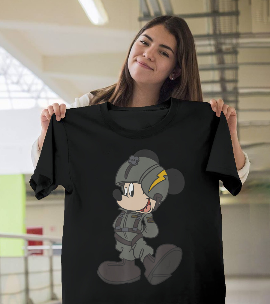 Mickey Mouse Military Aviator Pilot Disney T-Shirt