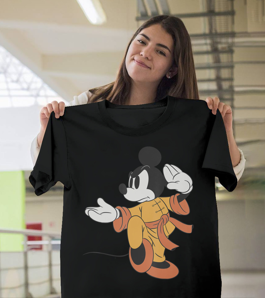 Disney Mickey Mouse Kung Fu Pose T-Shirt