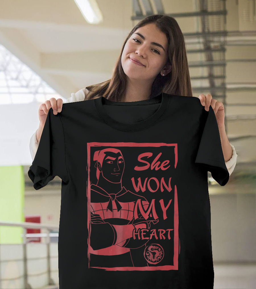 Disney Mulan Shang She Won My Heart T-Shirt