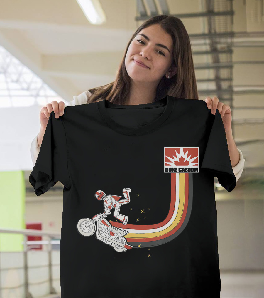 Disney Pixar Toy Story Duke Caboom Retro Jump Adventure T-Shirt