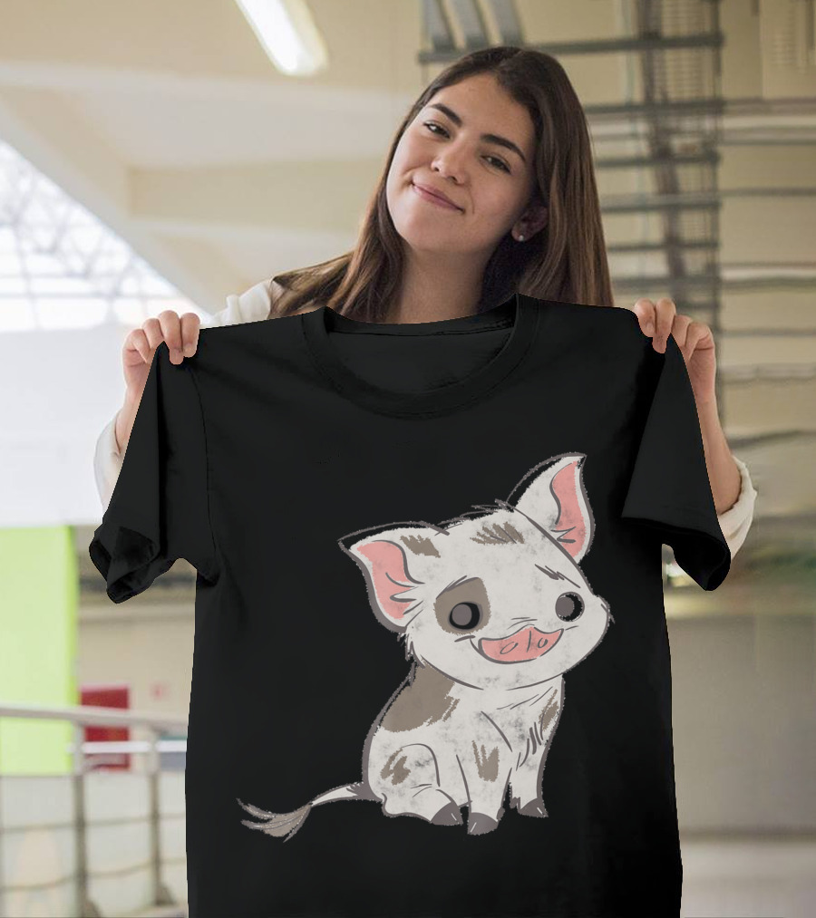 Disney Moana Pua Character Cute Cartoon T-Shirt