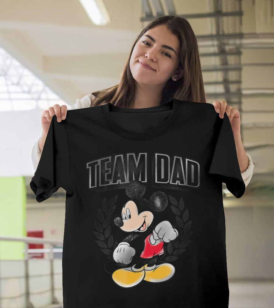 Disney Team Dad Mickey Mouse T-Shirt