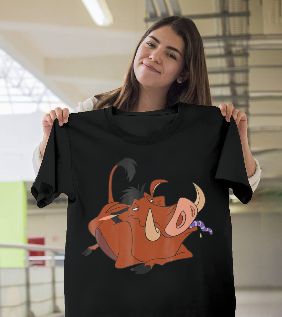 The Lion King Pumbaa Snack Time Disney经典舒适卡通形象 T-Shirt