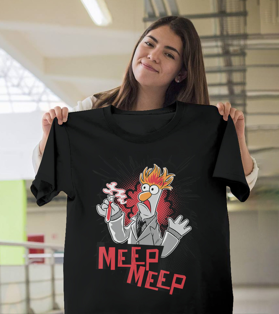 Disney The Muppets Beaker Meep Meep Lab Experiment Expression T-Shirt