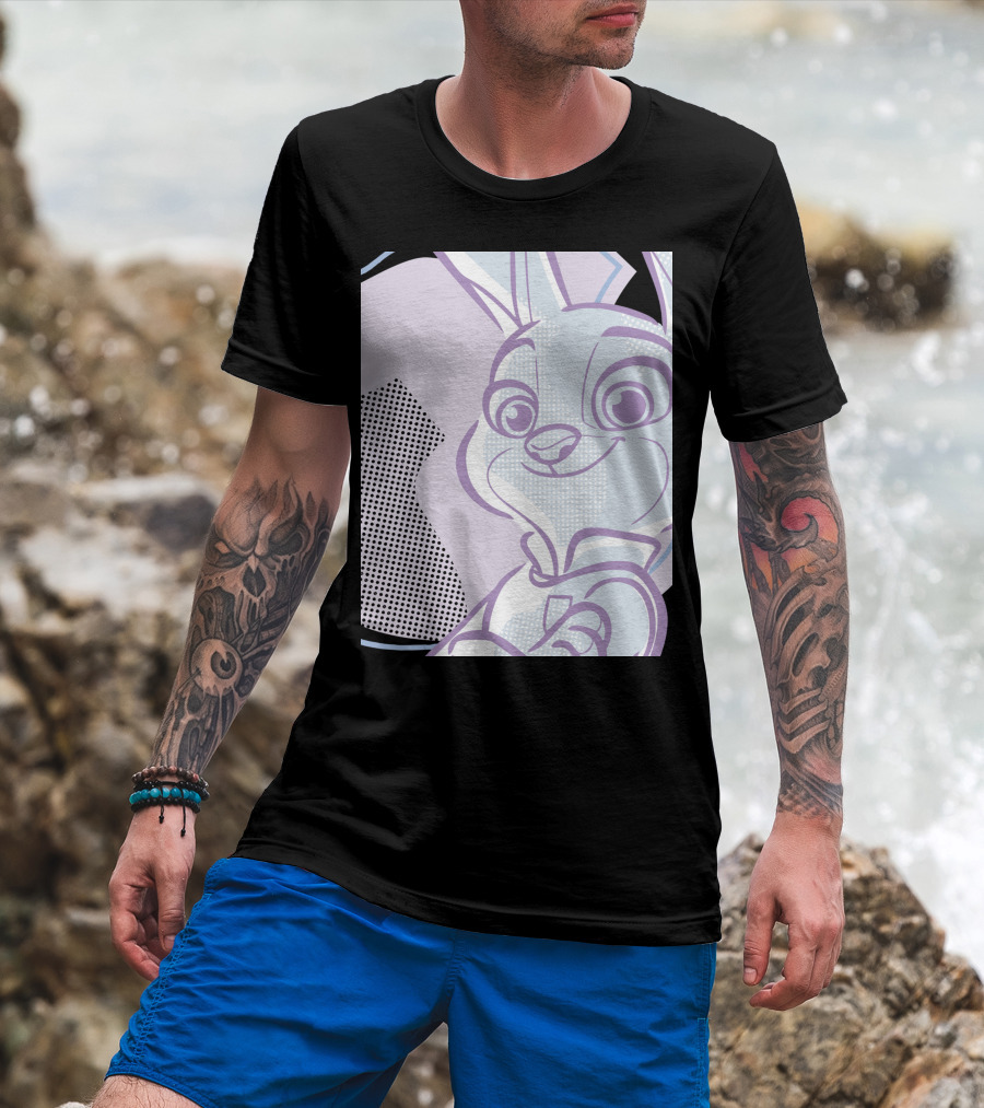 Zootopia Judy Hopps Pastel Style Pop Art Disney T-Shirt