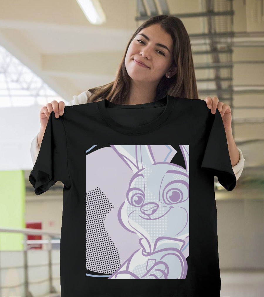 Zootopia Judy Hopps Pastel Style Pop Art Disney T-Shirt