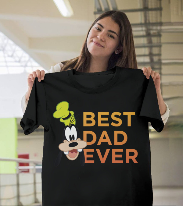 Disney Goofy Best Dad Ever Mens Mickey And Friends T-Shirt