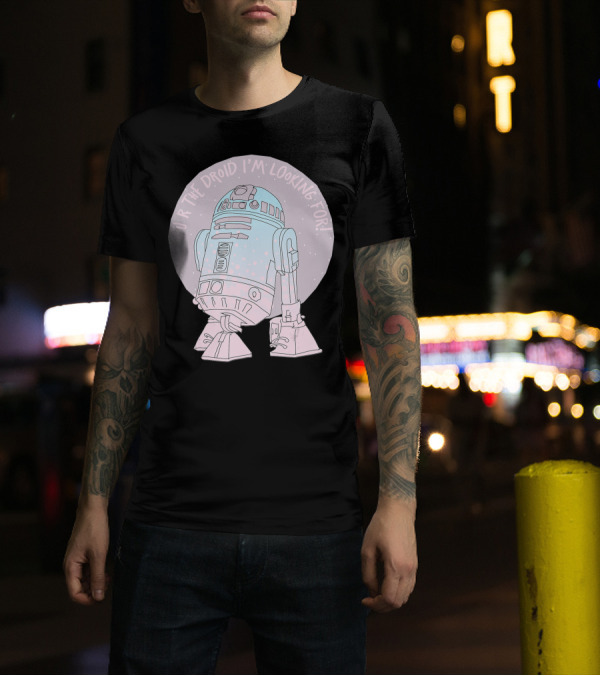 Star Wars R2 D2 U R The Droid I'm Looking For Valentines Day T-Shirt