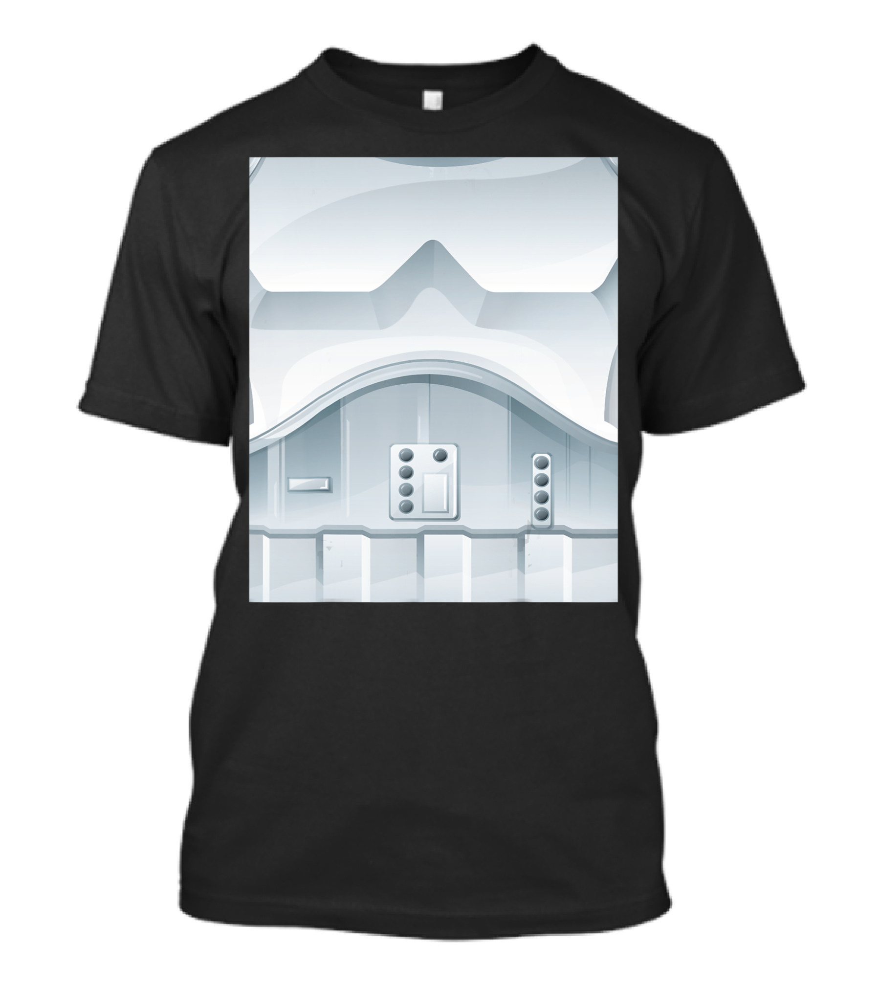 Star Wars Stormtrooper Helmet Armor Detail T-Shirt