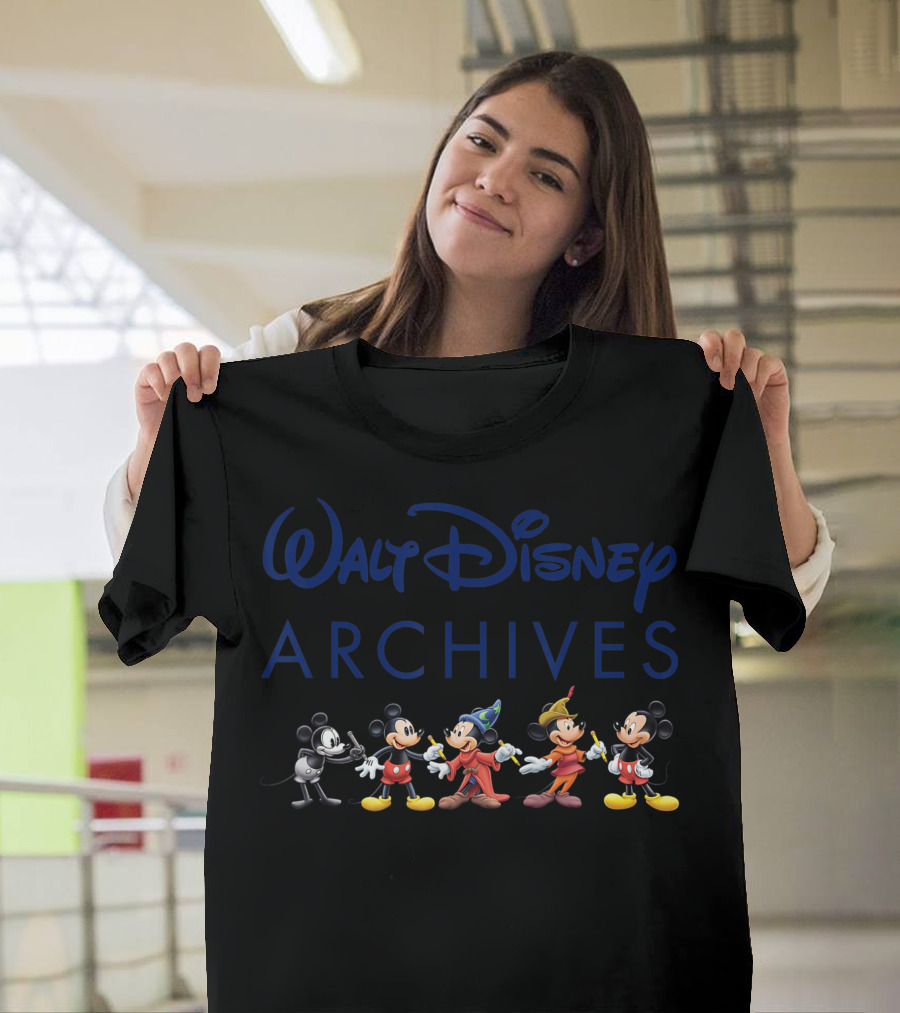 Walt Disney Archives Mickey Mouse Evolution N1 T-Shirt