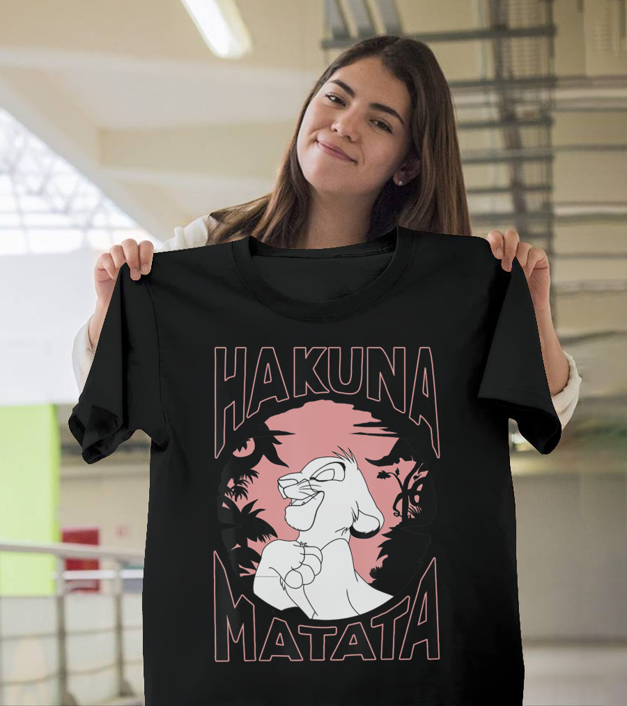 Hakuna Matata The Lion King Simba Sunset Disney T-Shirt