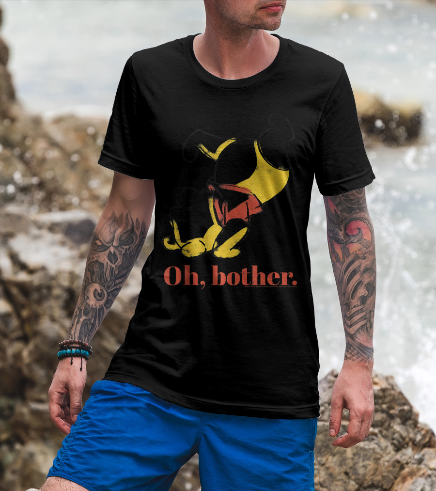 Disney Winnie The Pooh Oh Bother Handstand Sketch T-Shirt