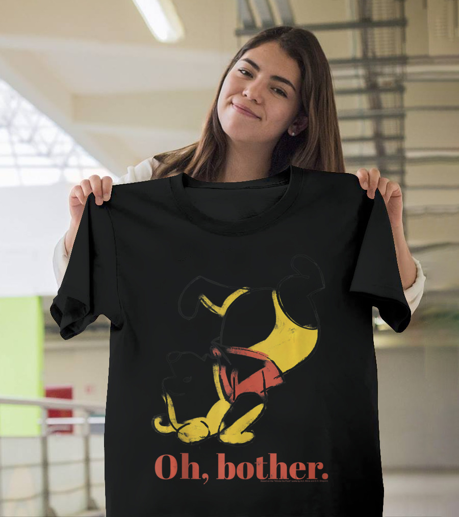 Disney Winnie The Pooh Oh Bother Handstand Sketch T-Shirt