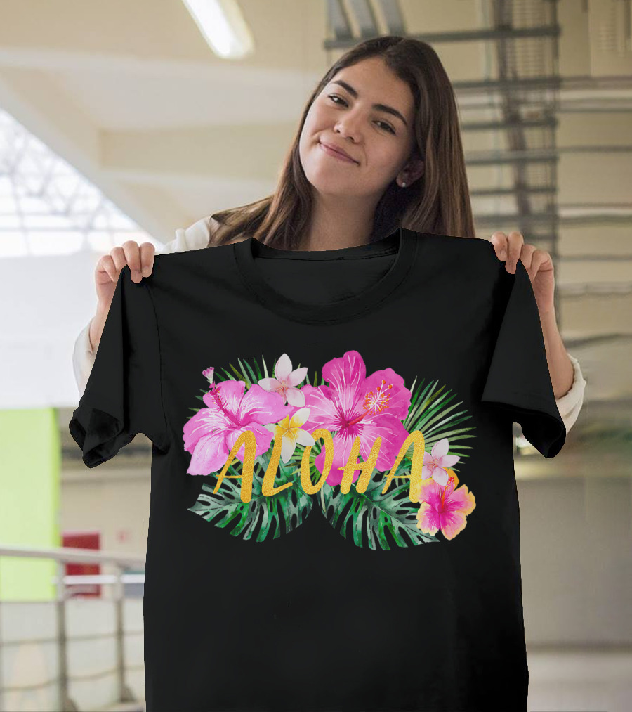 Aloha Hibiscus Flowers Tropical Paradise C3 T-Shirt