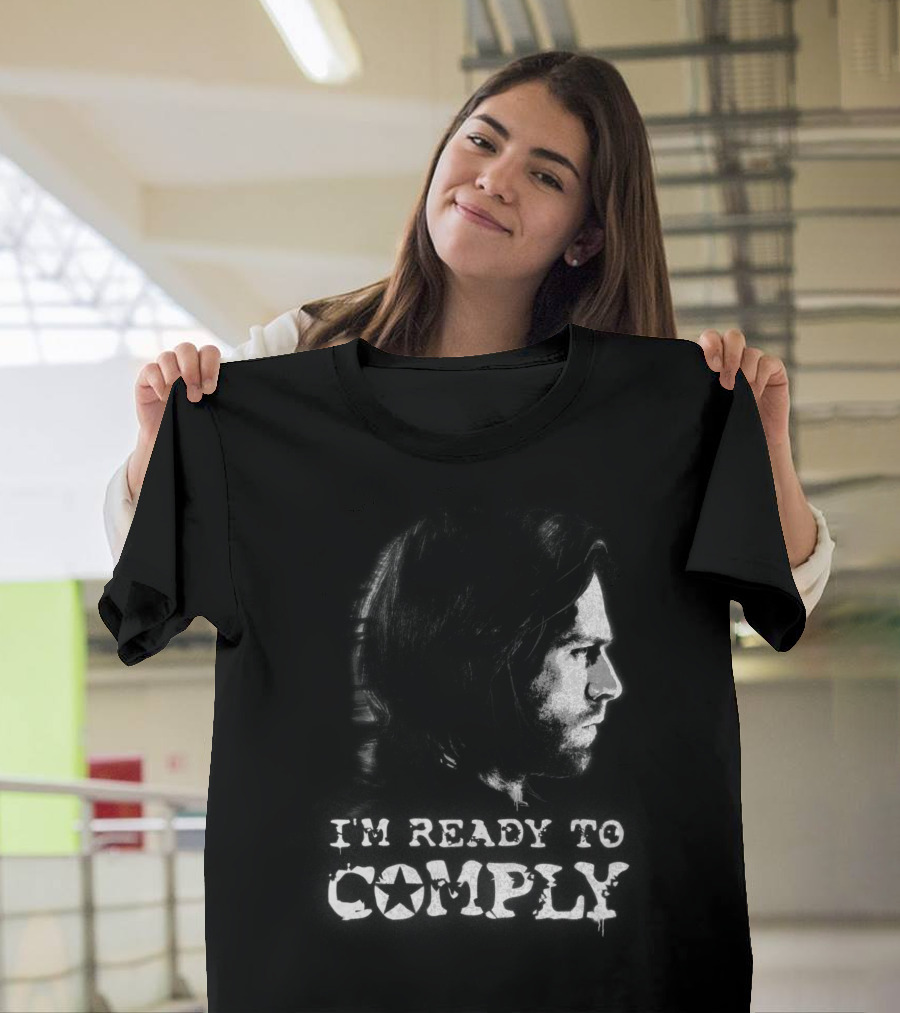 Marvel Captain America Civil War Winter Soldier I'm Ready to Comply T-Shirt