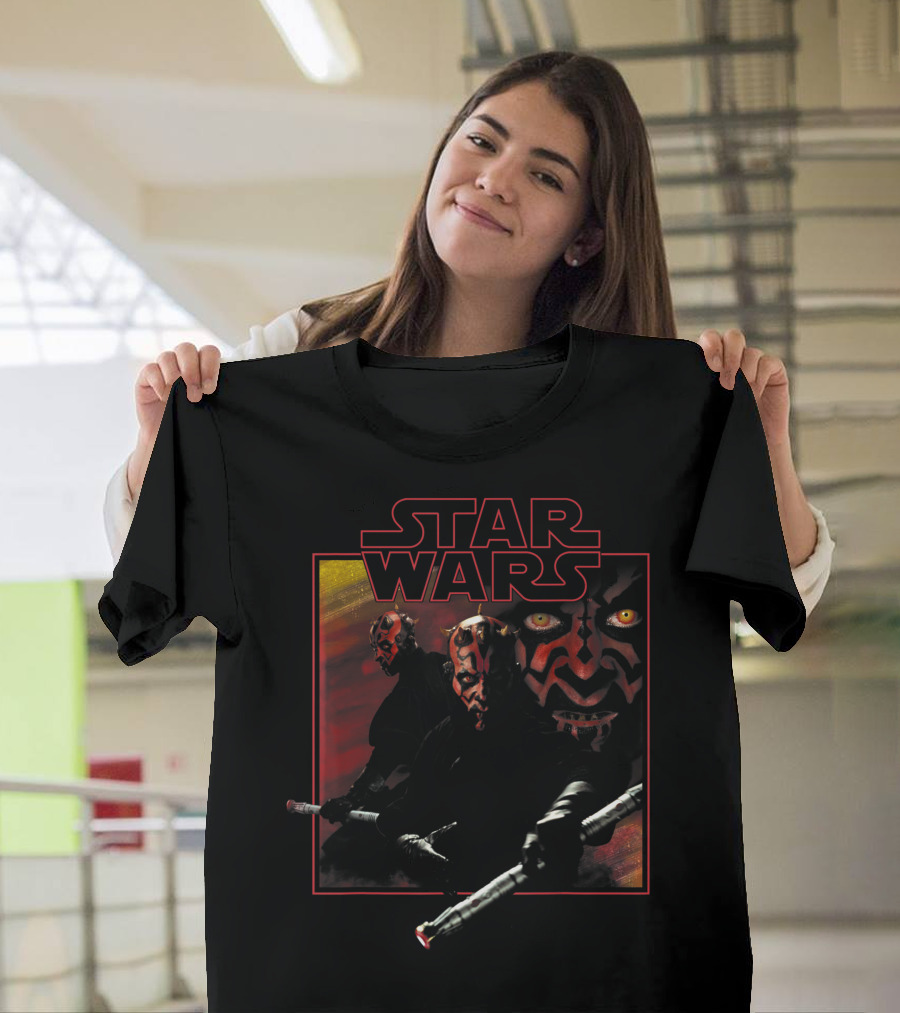 Star Wars Darth Maul Faded Sith Lord Image T-Shirt
