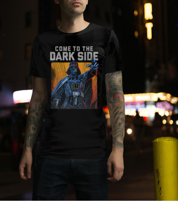 Star Wars Darth Vader Come To The Dark Side Iconic Invitation T-Shirt