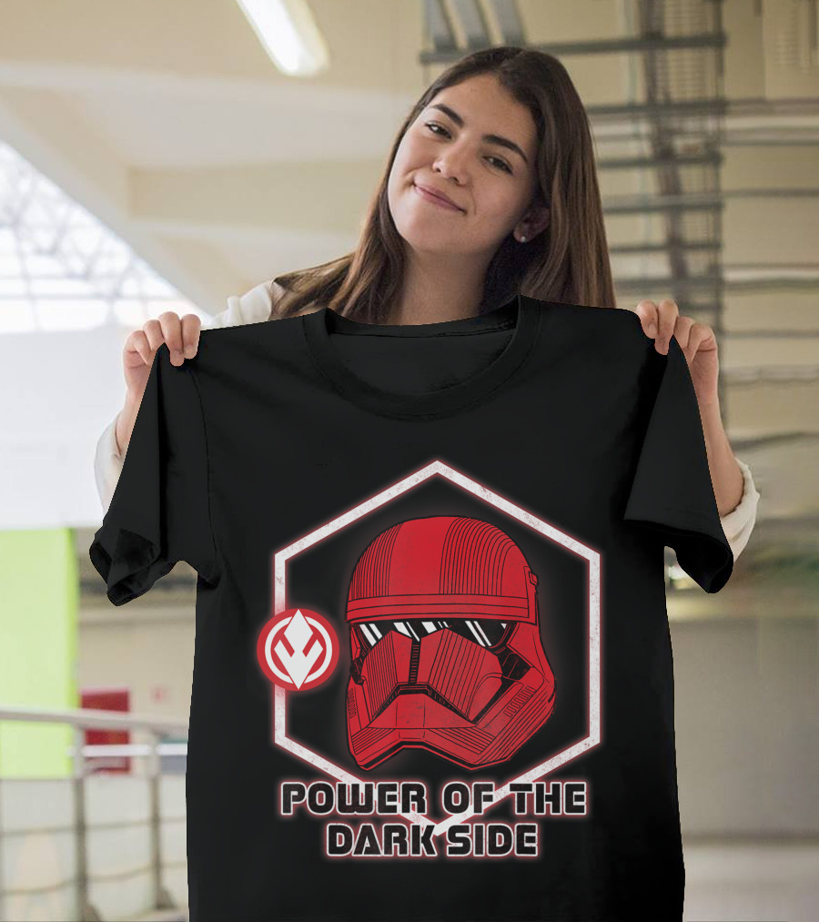 Sith Trooper Red Helmet Power of the Dark Side Star Wars T-Shirt
