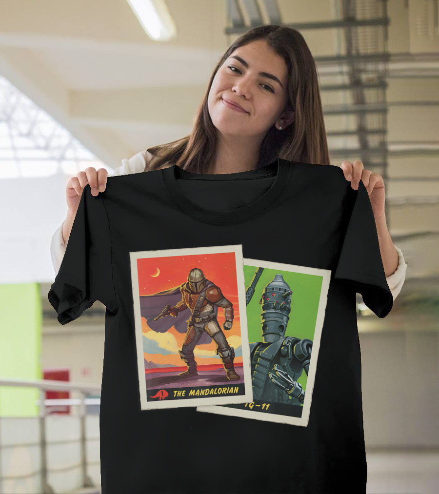 Star Wars The Mandalorian IG-11 Trading Card T-Shirt