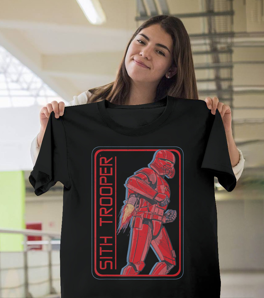 Star Wars The Rise Of Skywalker Sith Trooper Rocket Red Armor T-Shirt