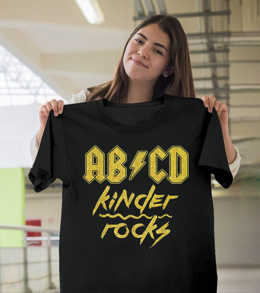ABCD Kinder Rocks Teacher T-Shirt