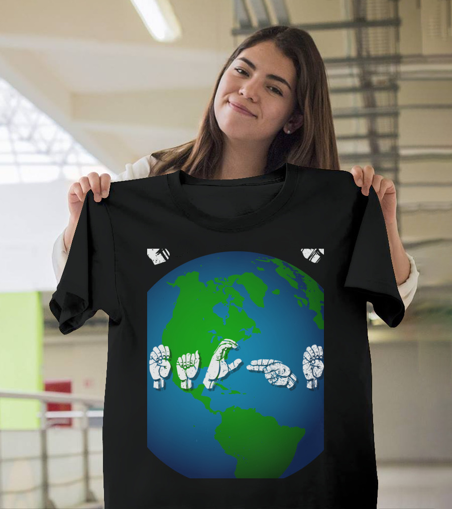 American Sign Language World Best Teacher T-Shirt