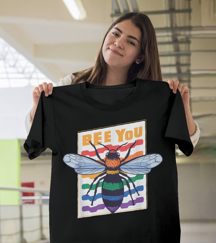 Bee You Bee Different Rainbow Bee Lover T-Shirt