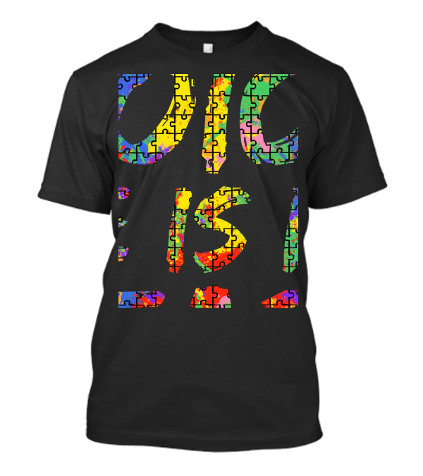 I Am His Voice He Is My Heart Support Autism Awareness Puzzle T-Shirt