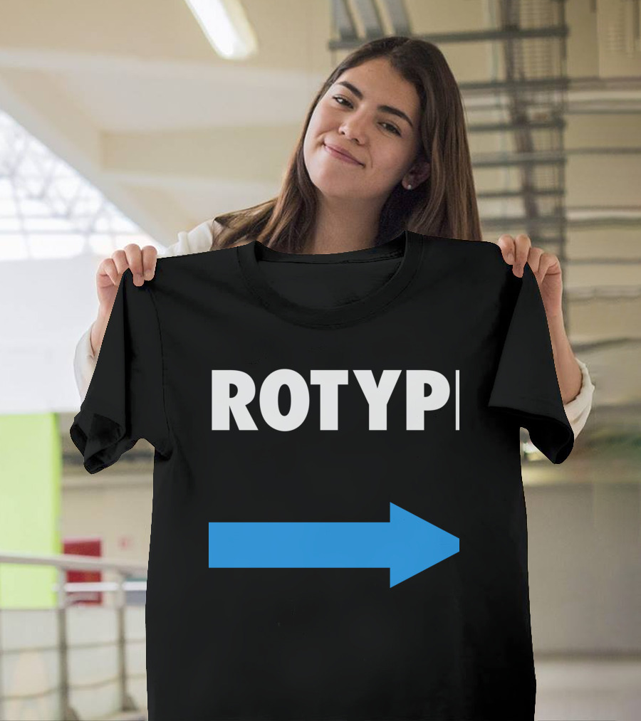 Im With Neurotypical Autism Right Arrow ROTYP T-Shirt