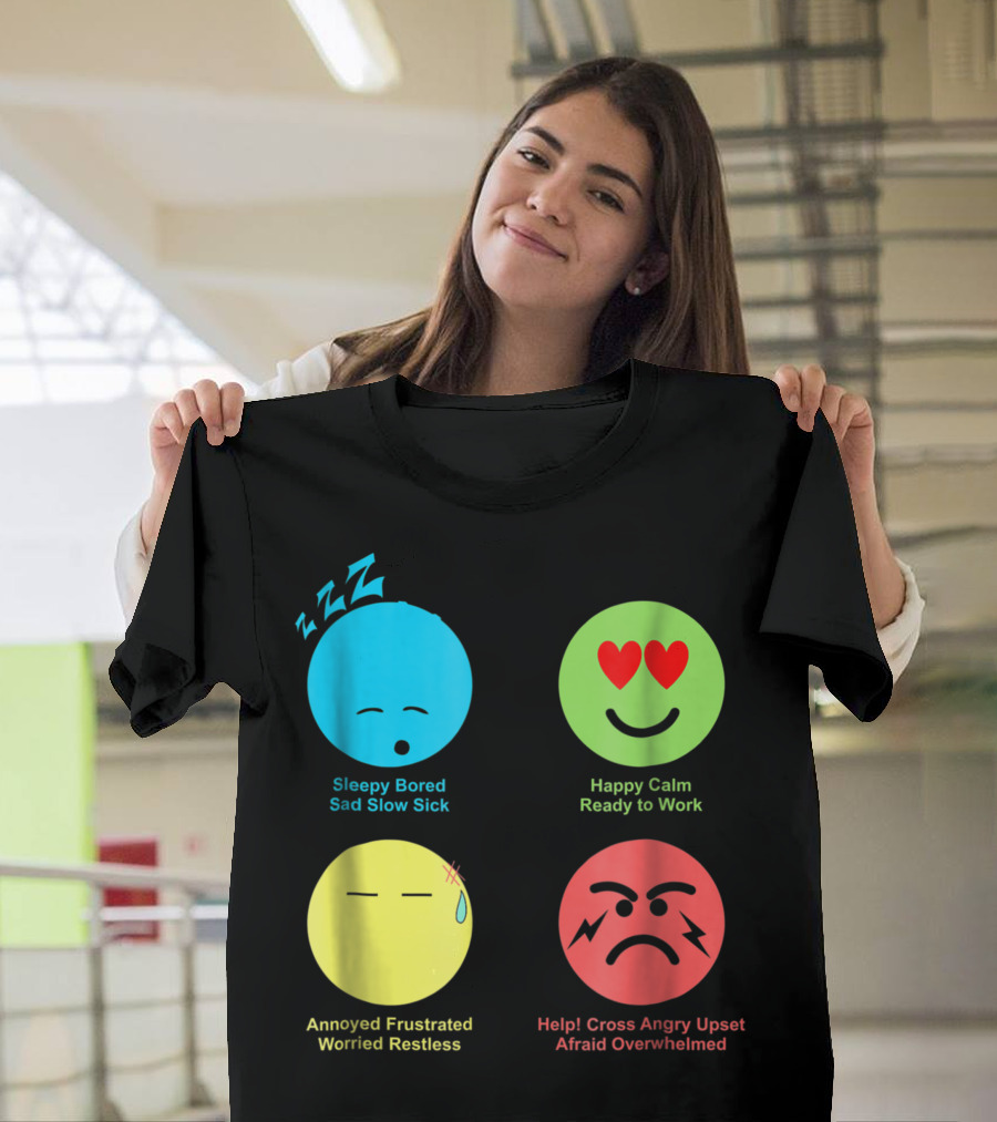 Sleepy Bored Sad Slow Sick Happy Calm Ready to Work Annoyed Frustrated Worried Restless Help Cross Angry Upset Afraid Overwhelmed Self Regulation Mood