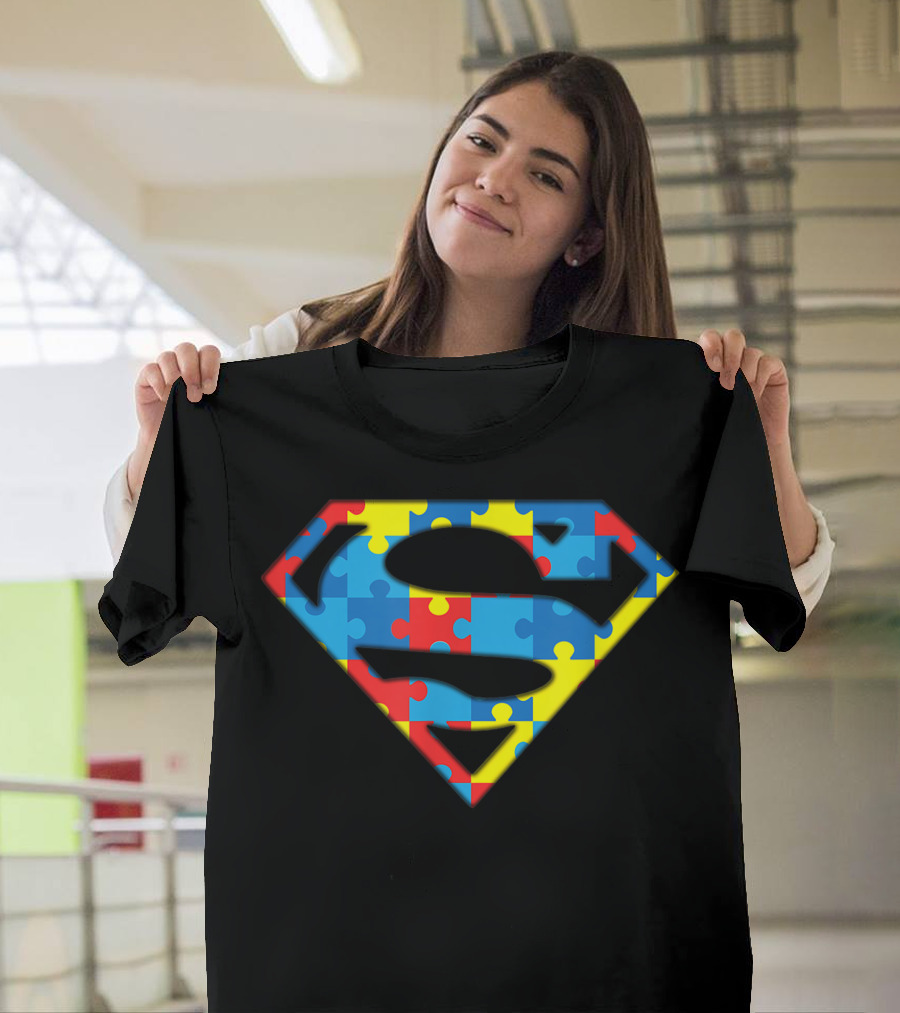 Superhero Autism Puzzle T-Shirt