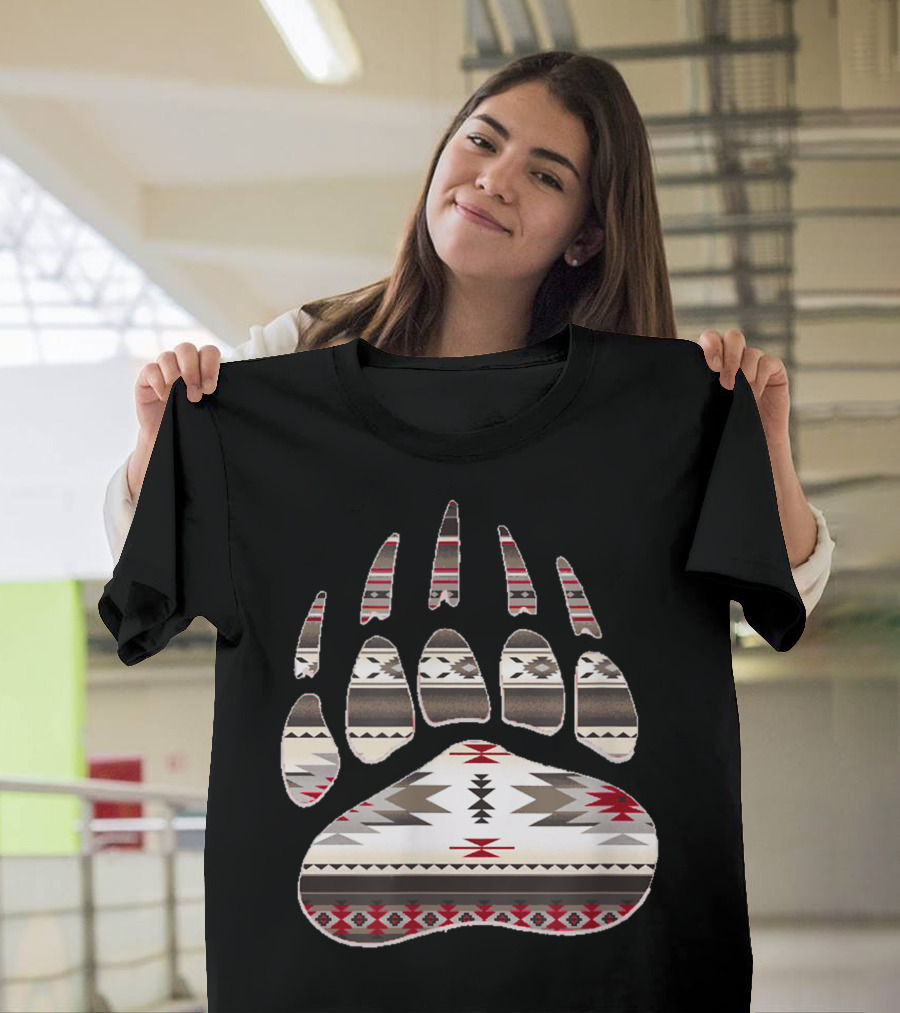 Bearpaw Aztec Southwestern Tribal Indian T-Shirt