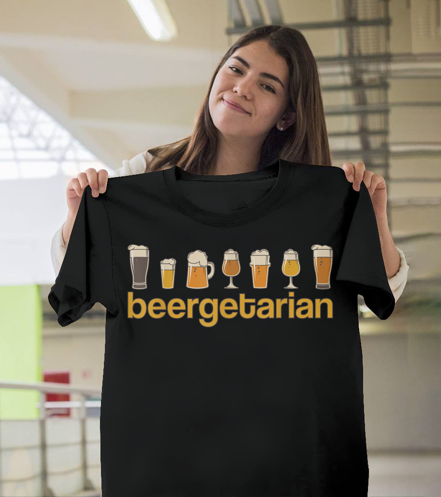 Beergetarian Craft Beer Glasses for Brewery Lovers T-Shirt