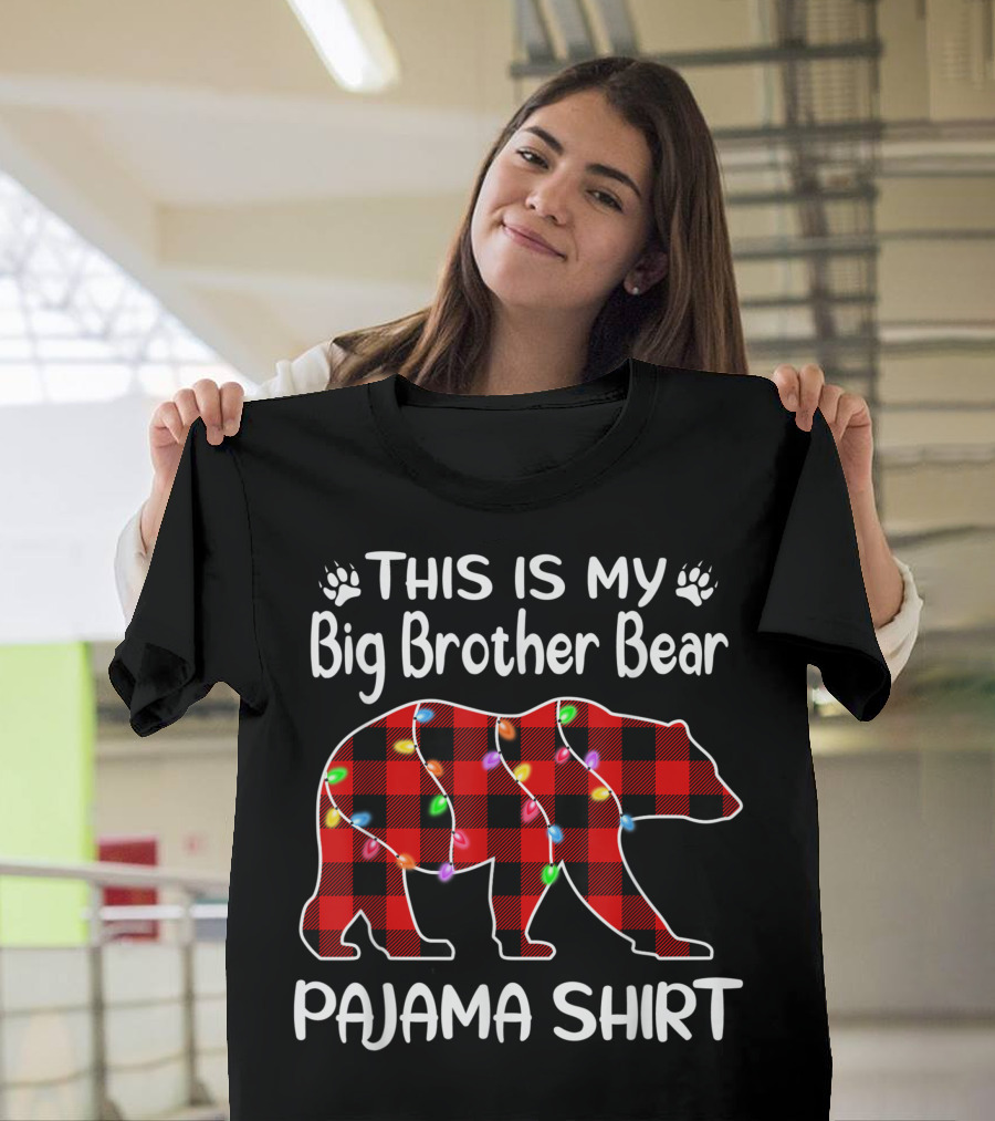 This Is My Big Brother Bear Pajama T-Shirt