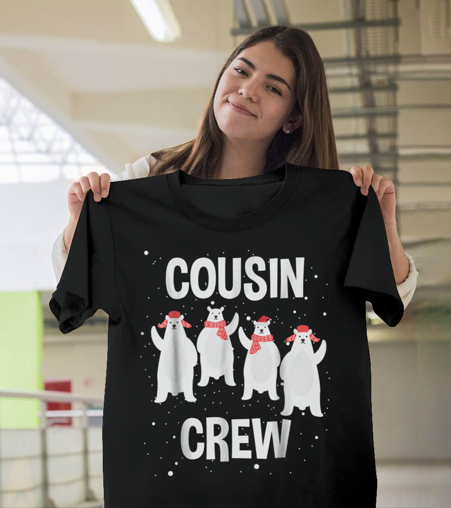 Cousin Crew Christmas Polar Bear Family Pajamas T-Shirt