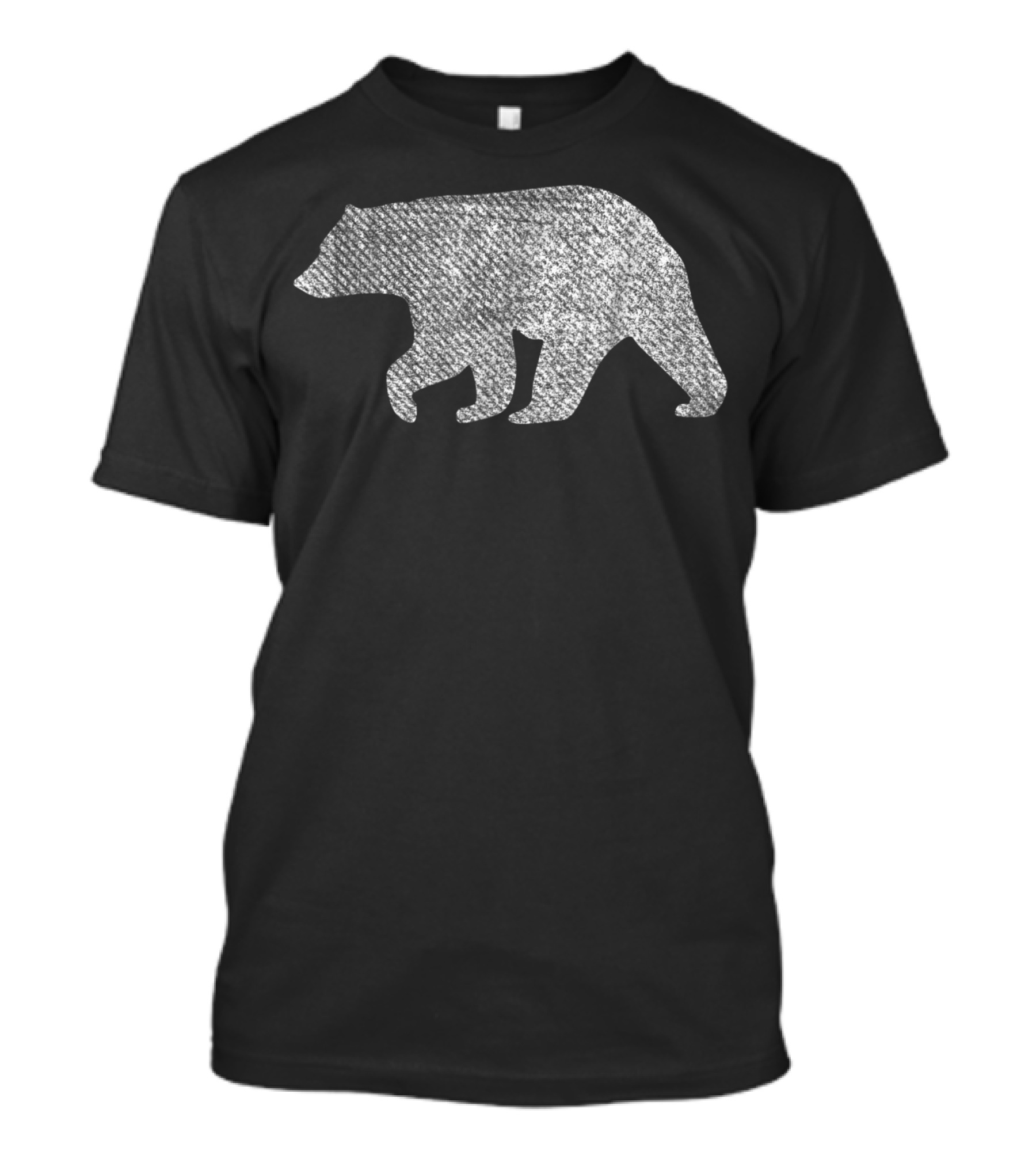 Cool Distressed Bear Vintage Hipster Bear T-Shirt