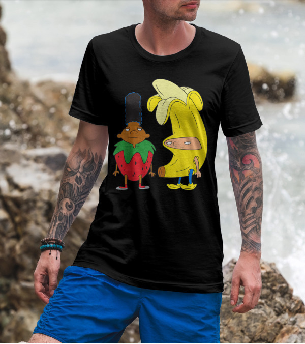 Gerard And Arnold In Strawberry And Banana Costumes T-Shirt