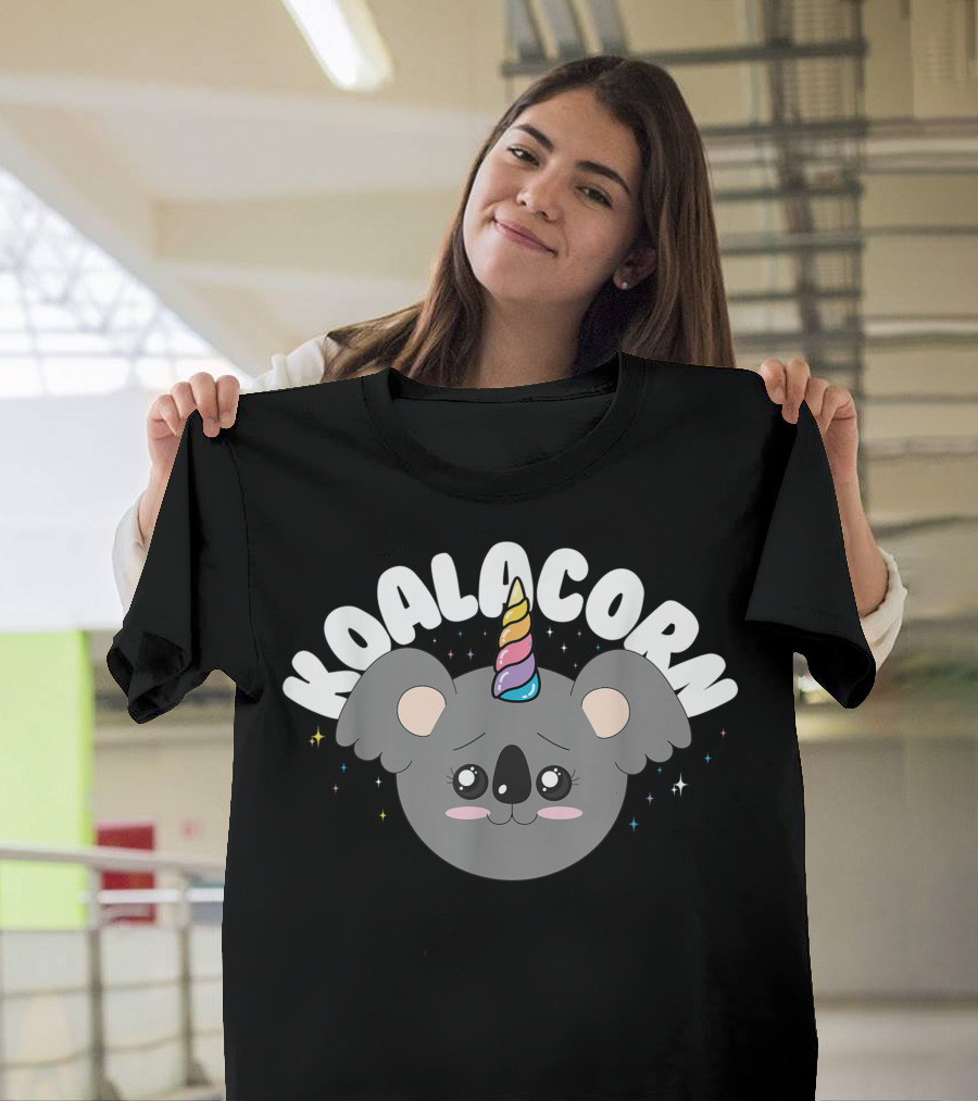Koala Bear Koalacorn Unicorn Birthday Pun Cute Fantasy Combo T-Shirt
