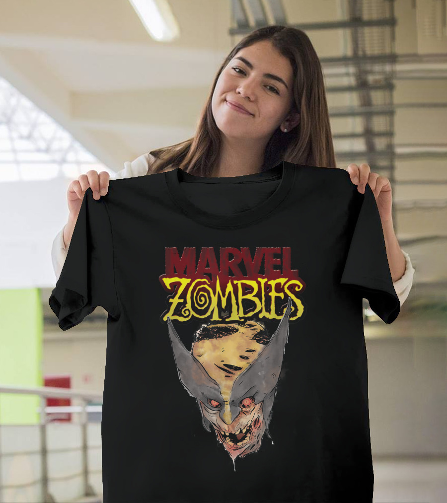 Marvel Zombies Wolverine Zombie Head Marvel Zombies T-Shirt
