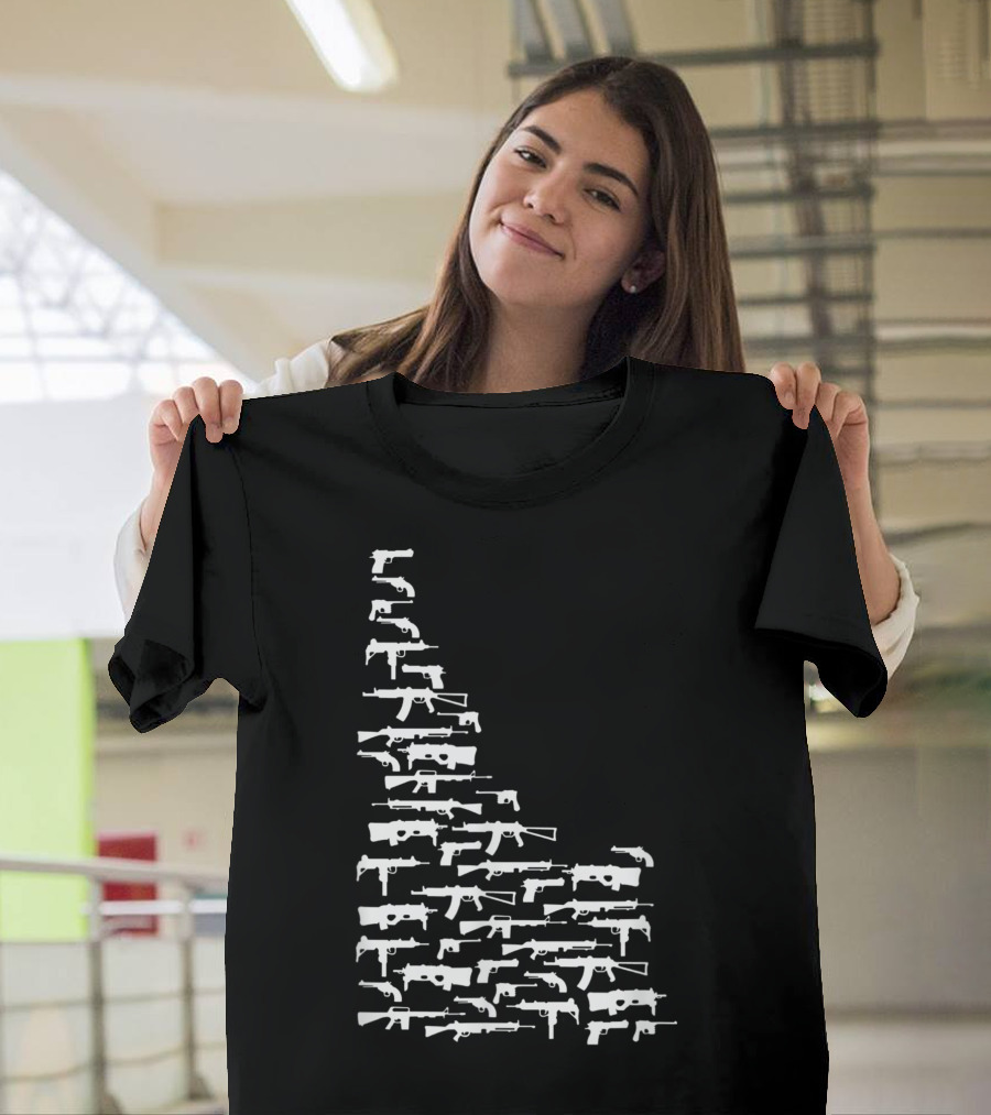 State of Idaho Guns 2nd Amendment Map T-Shirt
