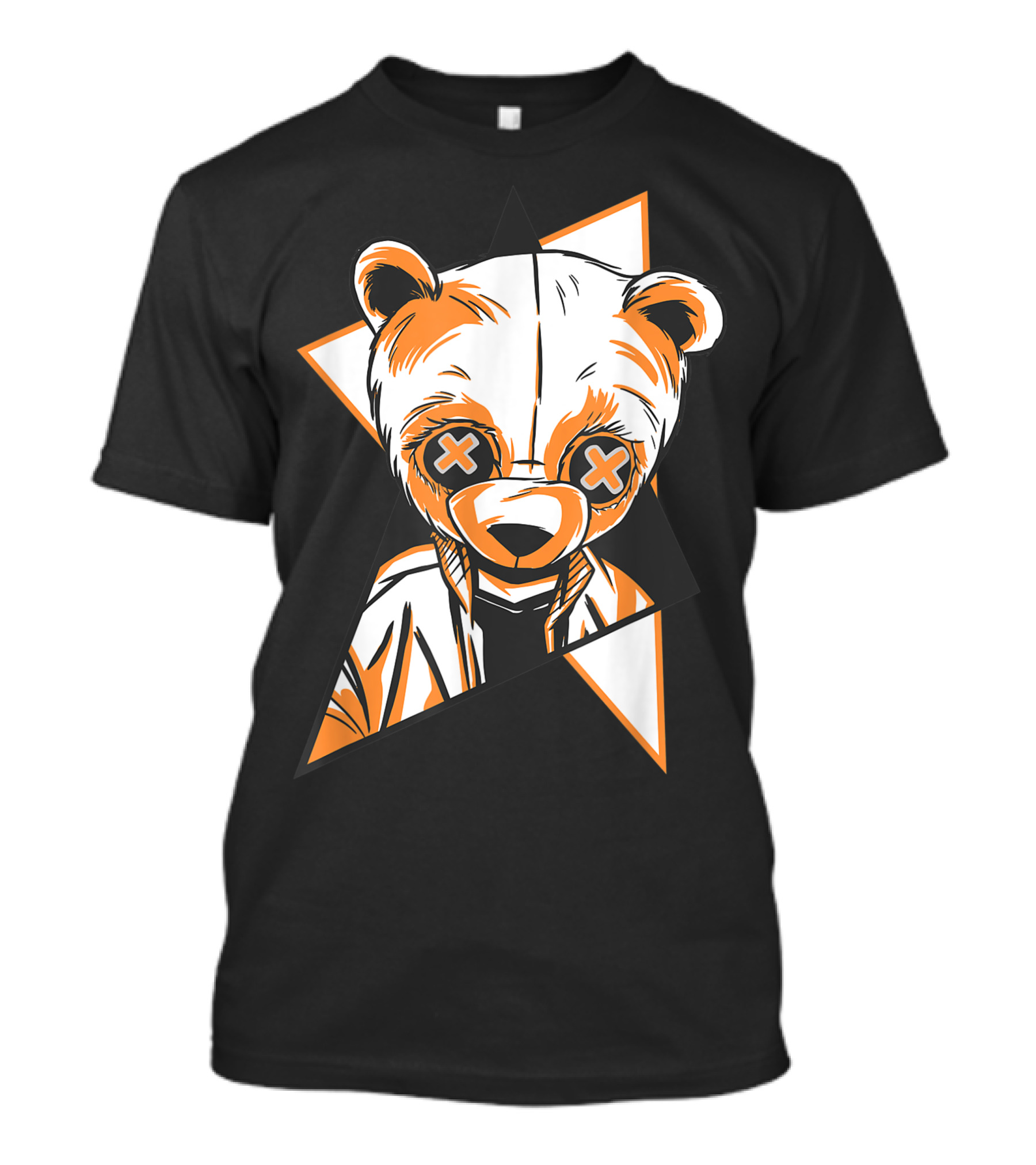 Tedday Bear X Eyes Orange White Black Style Jordan 13 Star Fish T-Shirt