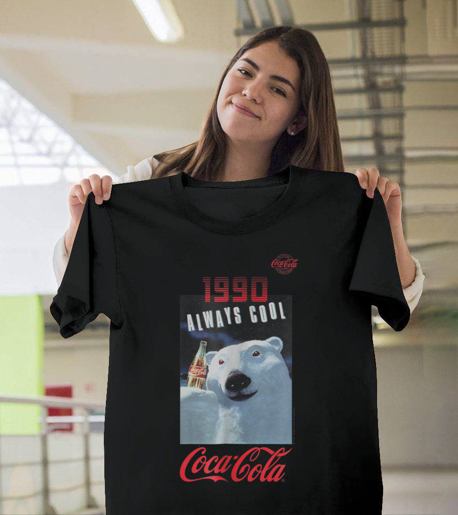 1990 Always Cool Coca Cola Polar Bear T-Shirt
