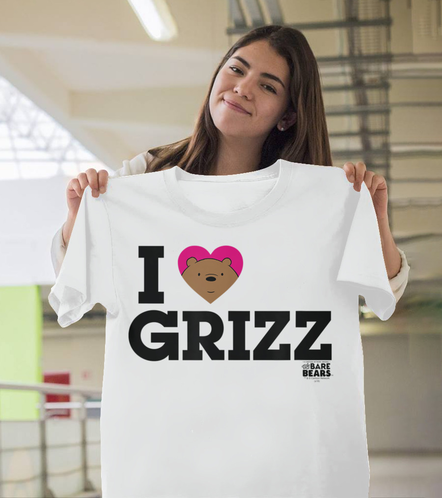 We Bare Bears I Love Grizz T-Shirt