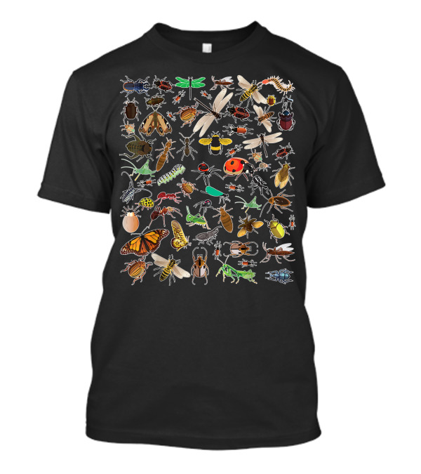 Lots Of Cool Bugs For Insect Lover Entomologist Boy T-Shirt
