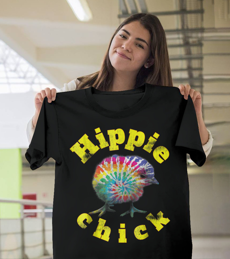 Hippie Chick Festival Vibe Tie Dye Chick T-Shirt