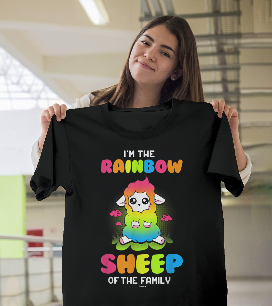 I'm The Rainbow Sheep Of The Family Rainbow Sheep Cute T-Shirt