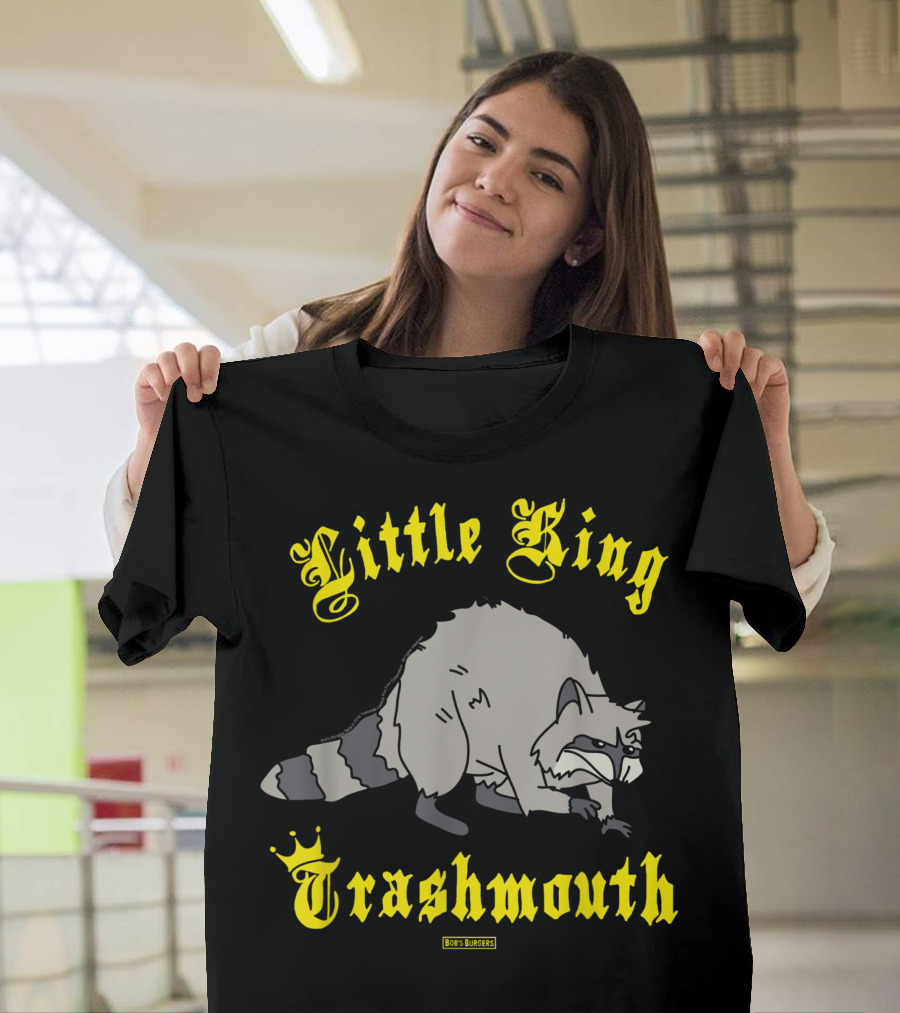 Little King Trashmouth Bob's Burgers Raccoon T-Shirt